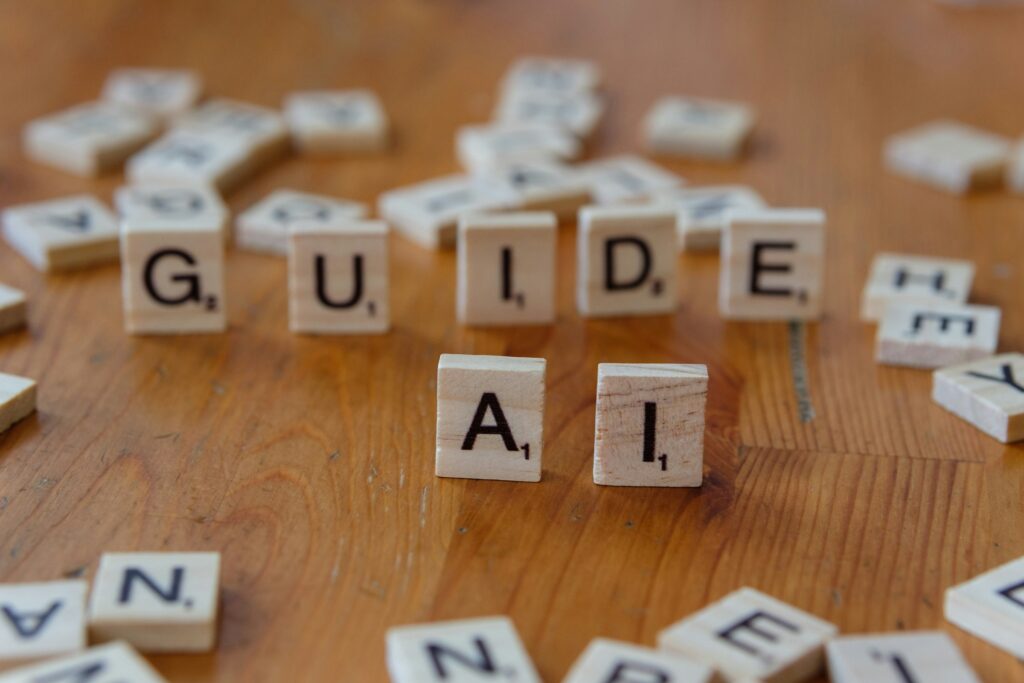 AI guide representing artificial intelligence.